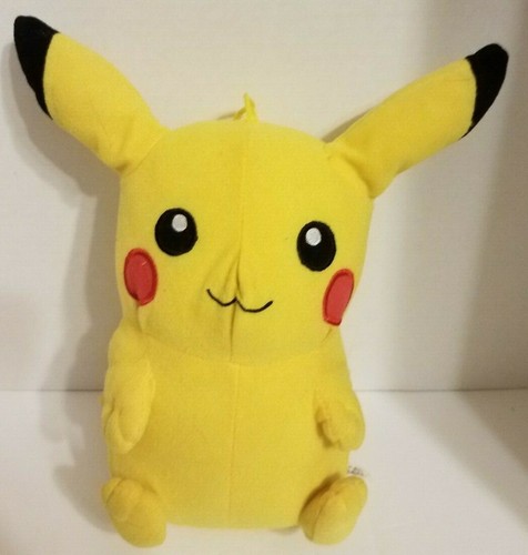 Pokemon Pikachu Plush Game Freak Nintendo Large Yellow Plump Fat Doll 12" 2014