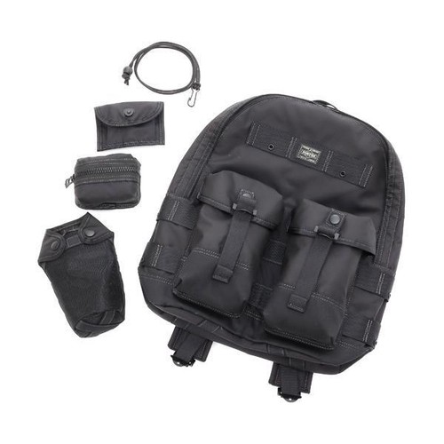 PORTER ALL DAYPACK with 3 Types POUCHES Backpack Black 502-05958 From Japan - Picture 23 of 24