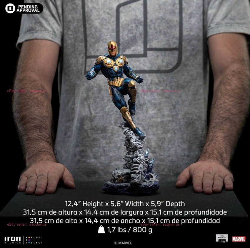 Iron Studios 1/10 Marvel Nova Statue - Art Scale Limited Edition
