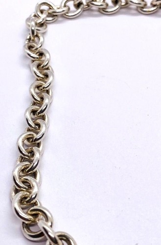 Collana girocollo Tiffany & Co Return to Tiffany cuore tag argento sterling 15,25 - Foto 4 di 10
