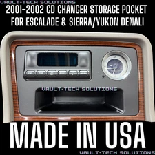 2001-2002 Escalade EXT Sierra Yukon Denali CD Changer Pocket Storage Cubby