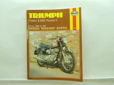 New Haynes Triumph Trident & BSA Rocket 3 741cc 1969-1975 ...