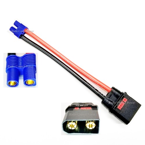 Cables adaptadores de cable de carga RCP EC5/IC5 - QS8, XT60 - QS8, Deans - QS8 - Imagen 9 de 12