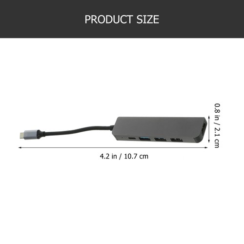 1pc 5-in-1 Docking to 4K High Definition PD Charging HUB Dongle - 第 9/12 張圖片