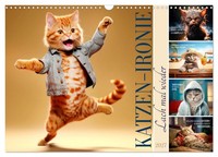 "Calendar 2027 · US Version · KATZEN-IRONIE Laugh Again (Wall Calendar 2027 17\" ×"