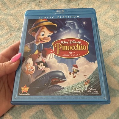 Pinocchio (70th Anniversary Platinum Edition) on Blu-ray & DVD! 3 Discs. DISNEY