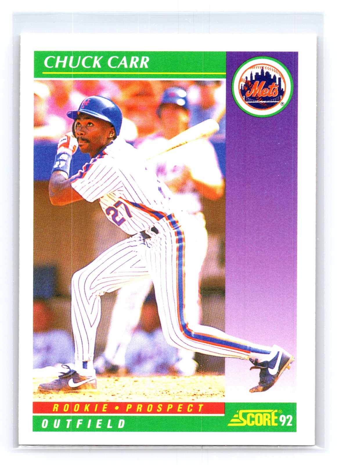 1992 Score Chuck Carr #857