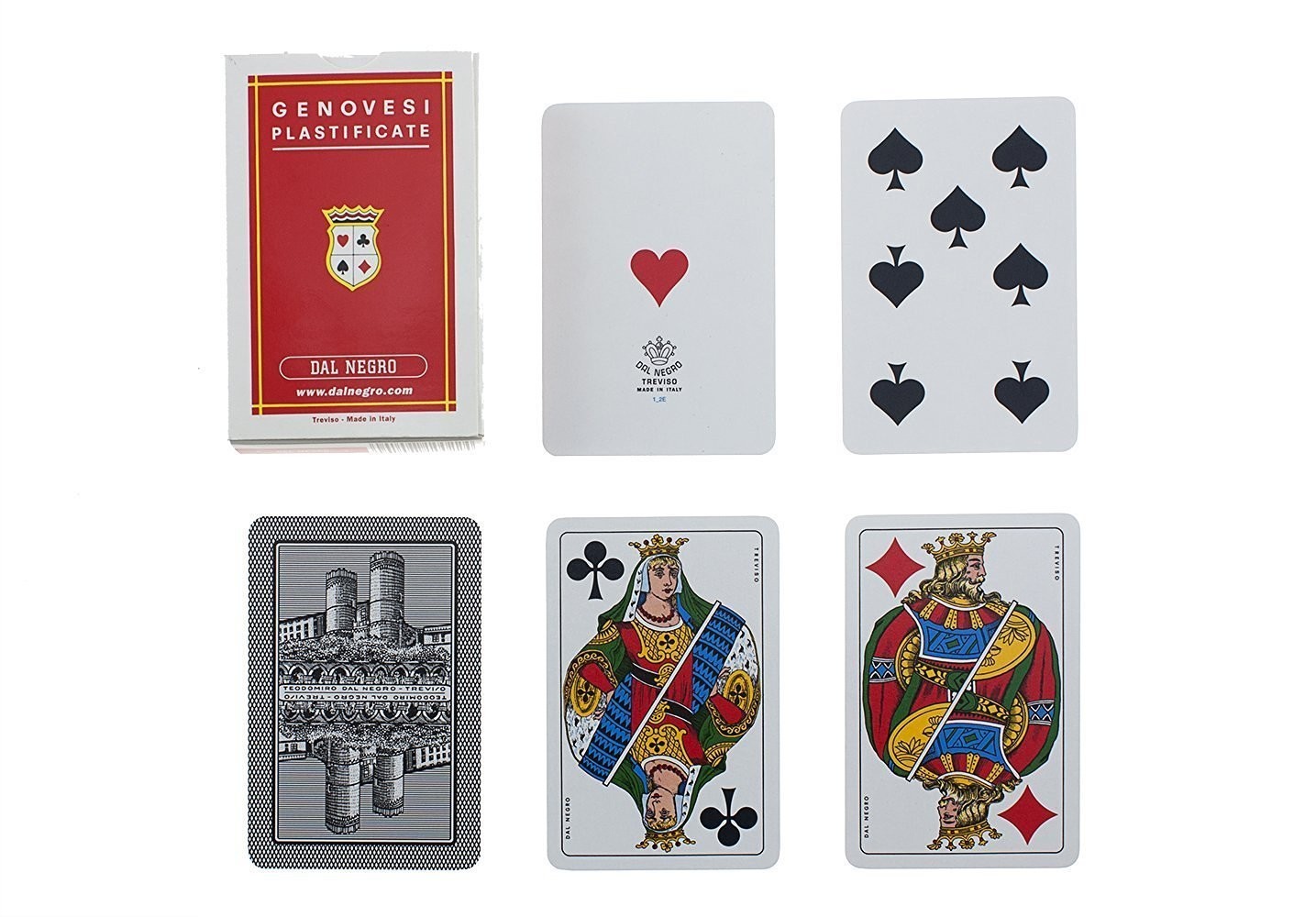 Dal 4282 Региональные Итальянские генуэзские карточки 40 штук N35 Пластиковые 2890₽