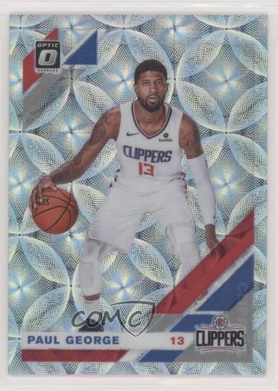 2019-20 Panini Donruss Optic Premium Box Set Prizm 111/249 Paul George #20 00zd