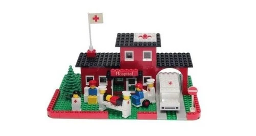 LEGO 363 LEGOLAND Hospital Complete w/ Instructions 1979 Vintage Set
