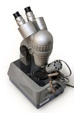 Vintage Olympus Tokyo JM Labratory Stereoscopic Microscope 222406 Working