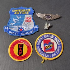 Vintage 1980s Confederate Air Force CAF Patch...