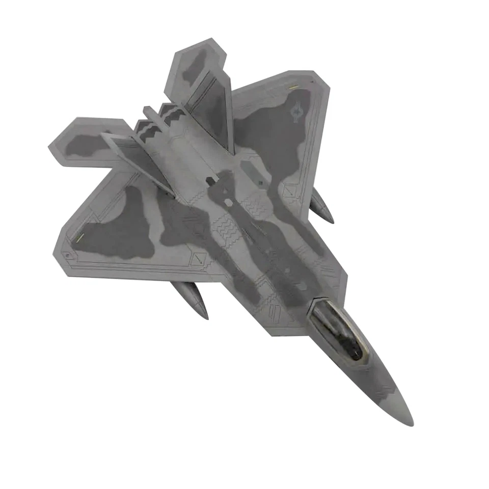 1/72 F-22 Combate Bombardero Aviones Diecast Avión de Lucha Modelo Exhibición Foto 4 de 4