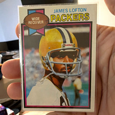 Topps 1979 James Lofton Green Bay Packers Rookie Base Set Card #310 NFL. rookie card picture