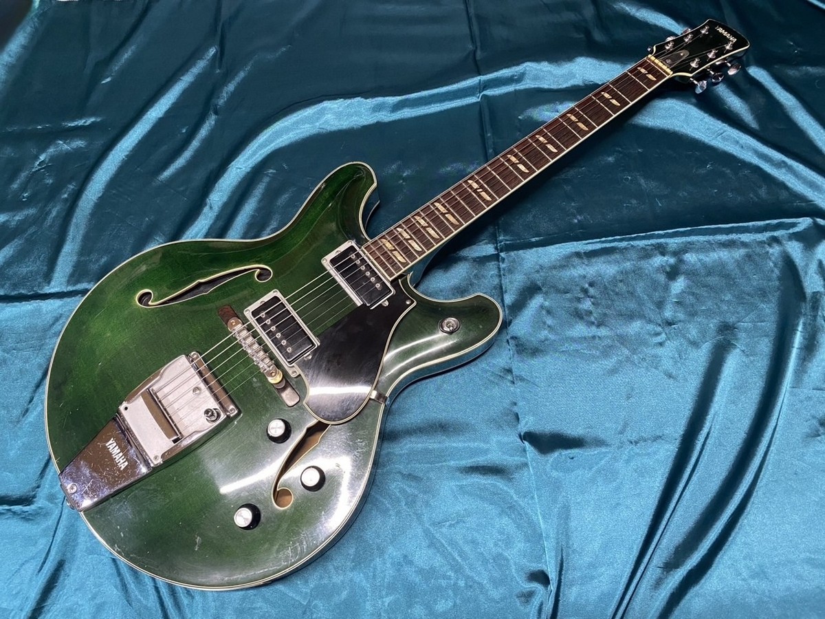 YAMAHA SA-50 ARGA GREEN ジャパンビンテージ！ YAMAHA SA-50 Full Hollow Body Electric Guitar Used Product