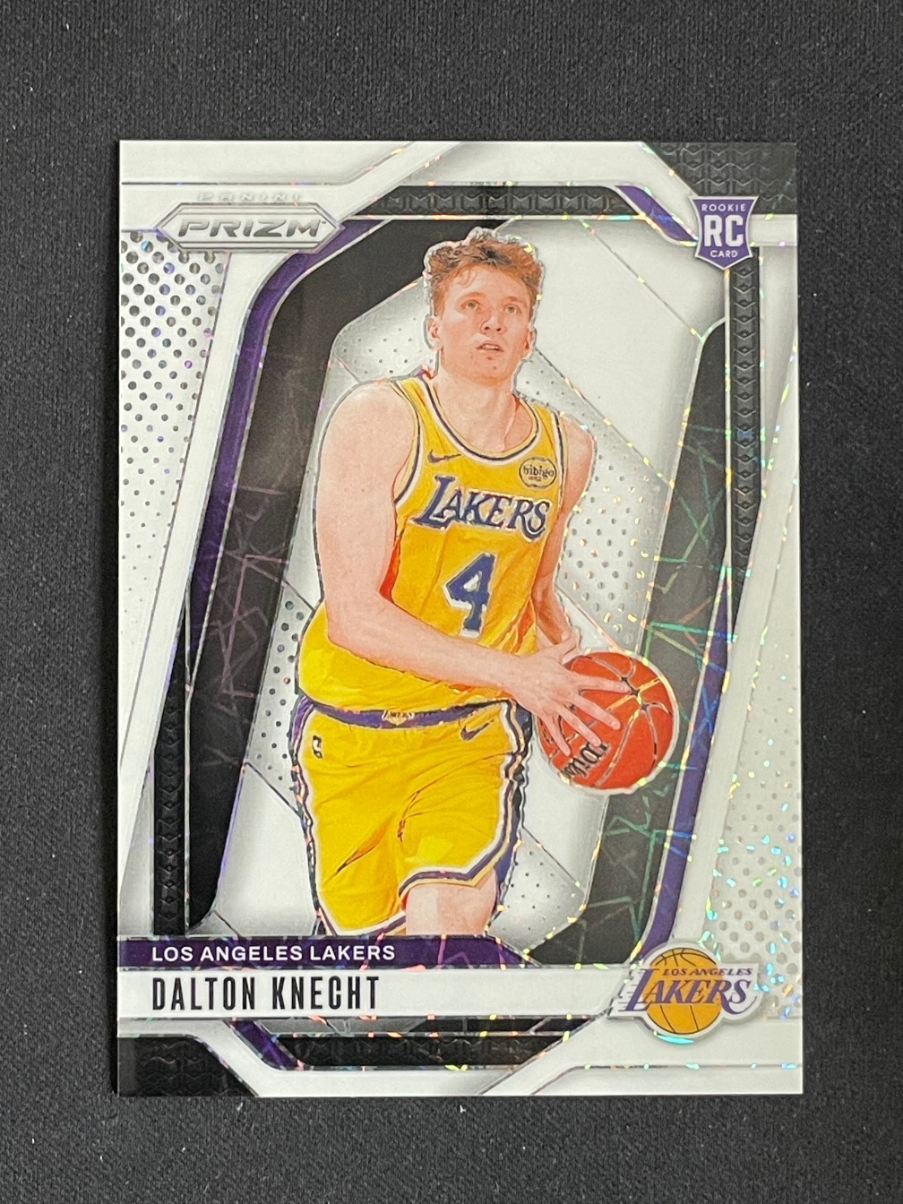 Dalton Knecht 2024-25 Panini Prizm RC White Velocity /275 #238