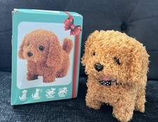 Realistic Robotic Puppy Toy Dog-Walking Barking Gift For Kids. See Note.