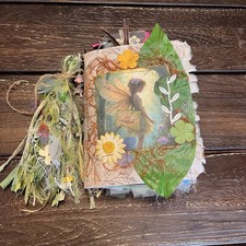 Fairy Junk Journal Grungy Floral Woodland Forest Boho Softcover 3 Signatures