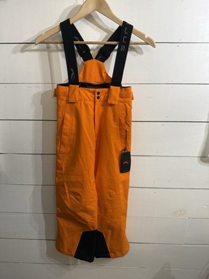 KJUS BOYS VECTOR Orange Pepper SKI PANTS SIZE 6 US 116 NWT RRP $199