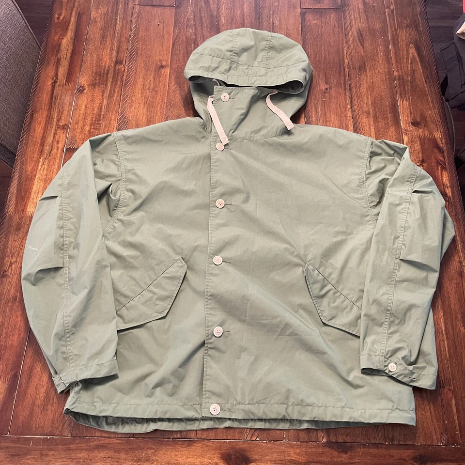 Куртка мужская Nanamica большая зеленая Bayhead ткань с капюшоном OAAL One Ocean All Lands - Изображение 2 из 4