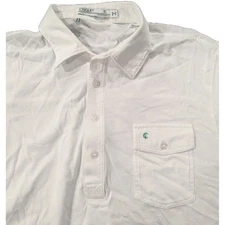 Criquet Golf Polo Shirt XL White Pocket Lightweight