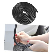 Car Door Edge Guards, 16Ft Rubber Seal Car Door Edge Trim, U Shape Door Black
