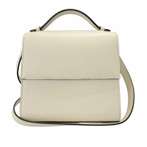 HUNTING SEASON SMALL TOP HANDLE SHOULDER BAG KHAKI OFF-WHITE Brand Vector