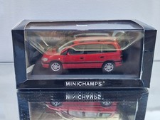 Minichamps 1/43 Opel Zafira 1999 Red In Box.