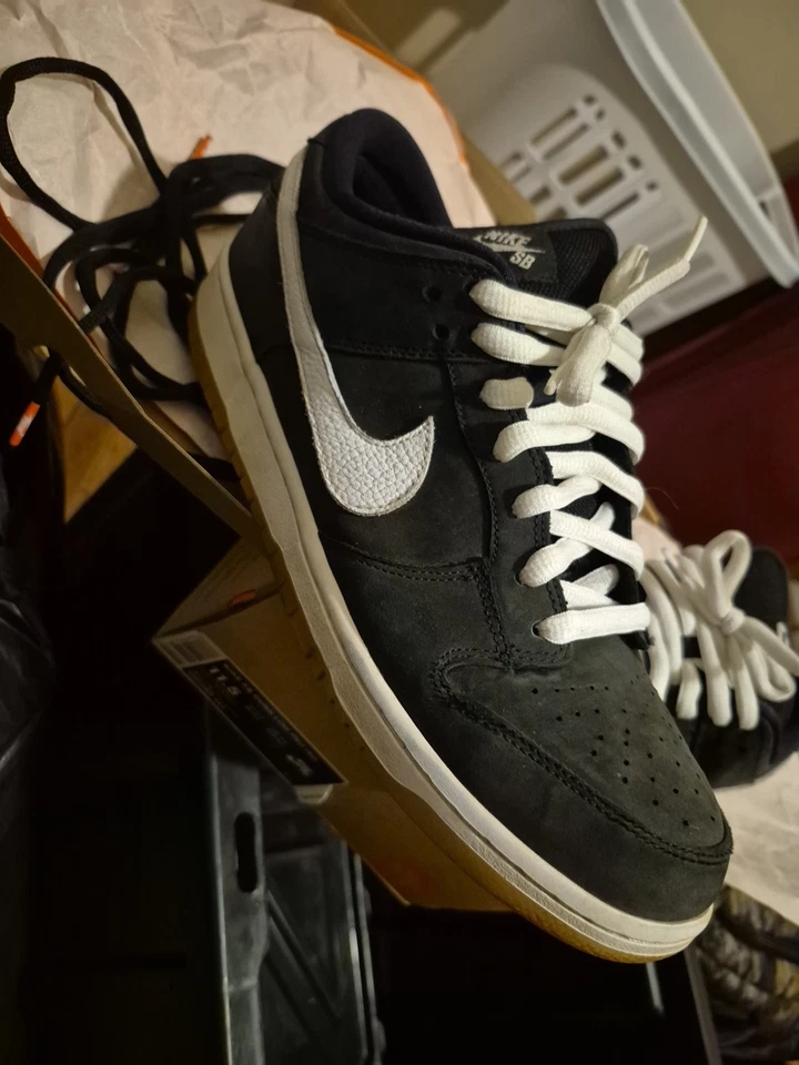 Nike Sb Dunk низкие черные белые резинки 2019 размер 11,5 Og все - Изображение 4 из 4