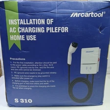 MRCARTOOL S310 Level 2 EV Charge Station 32A Home Electric Vehicle Charger *READ