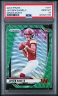 125625798 Jayden Daniels 2024 Panini Prizm #347 Green Wave Rookie RC PSA 10