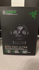 Razer Kiyo Pro Ultra 4K Webcam: Large Sensor - Auto Light Correction - Built-in