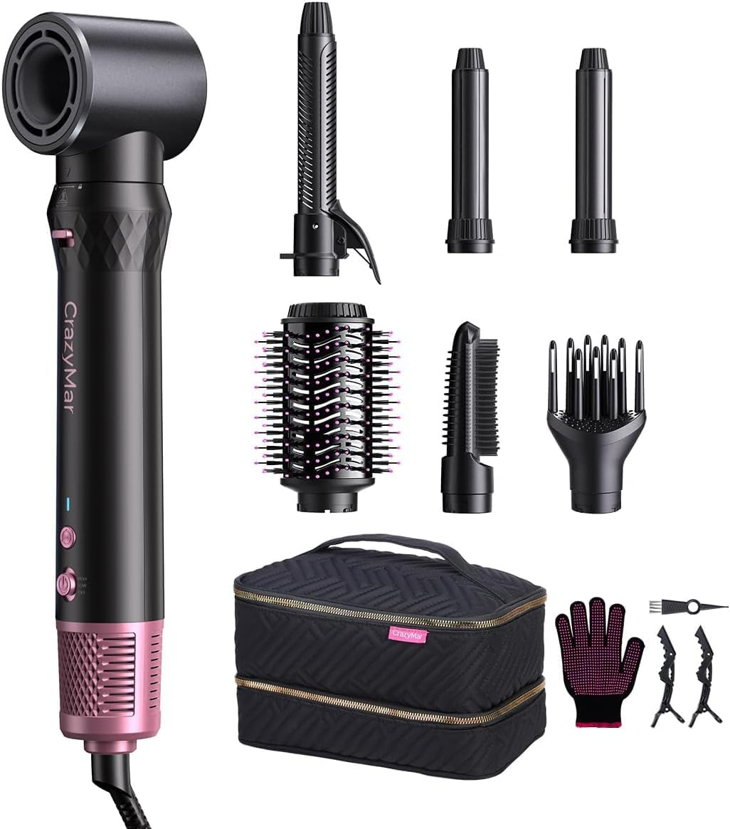 Spazzola 7 in 1 Air Styler Professionale: Cura e Stile per Capelli