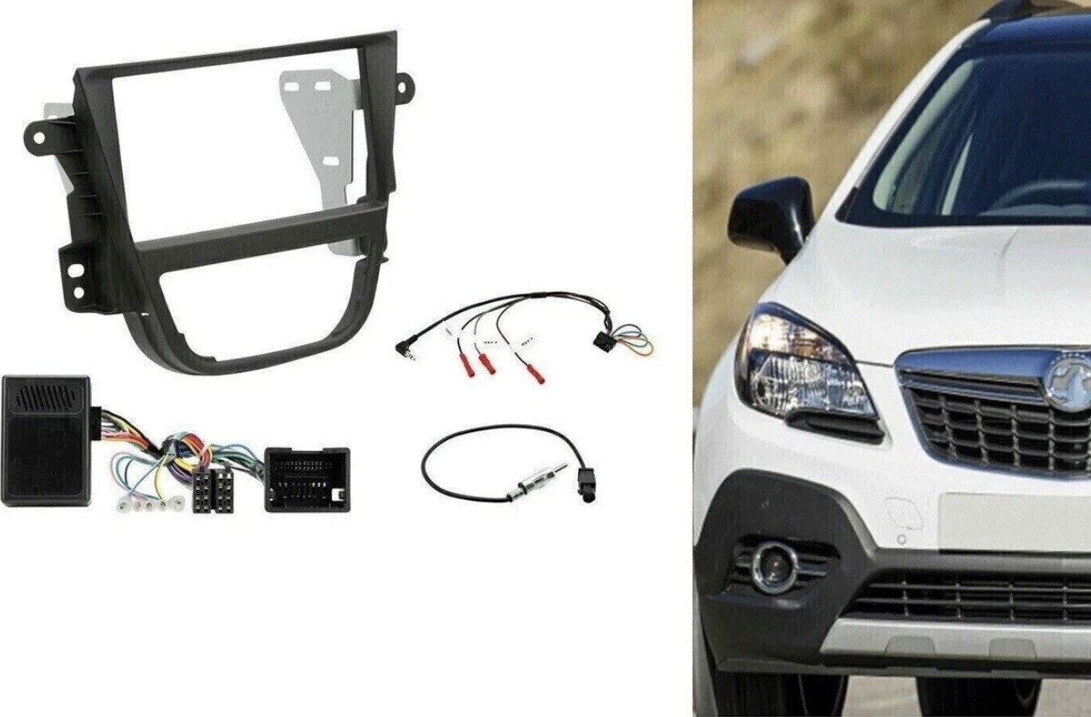 CTKVX19 Double Din Fascia Steering Antenna Fitting Kit For Vauxhall Mokka 12-20