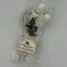 Dept 56 2-Socket Light Cord Christmas Village Two Bulb Strand NEW 5 Foot Long