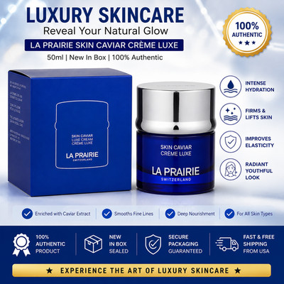 La Prairie Skin Caviar Luxe Cream 50ml Anti-Aging Moisturizer New Sealed Box