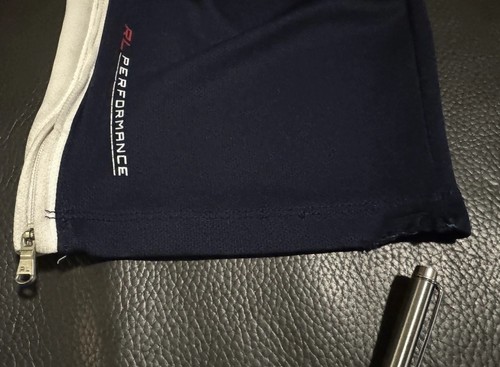 Polo Sport Ralph Lauren Performance Youth Navy Track Pant Pony Logo Sz 14/16 - Picture 15 of 15