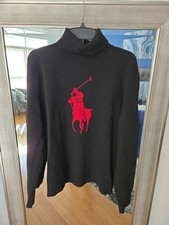 Men's Polo Ralph Lauren Vintage Wool Turtleneck XL, But Fits Like A Medium