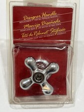 Danco Designer Handle Replacement for Faucets, Metal, Chrome Finish, 46024