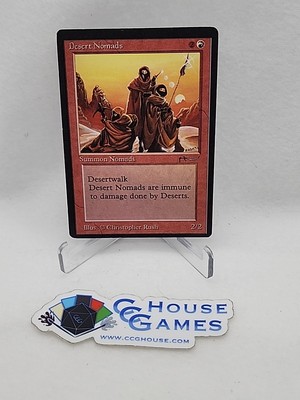 MTG Misprint Desert Nomads Miscut #M Off Center Arabian Nights Magic CCGHouse RC