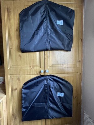 X2 PRADA Kleiderreisetasche schwarz Kleid, Anzugträger Schutzhülle  