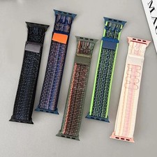 Straps for Apple Watch Band 45mm 46mm 42mm 49mm 44mm for Nike Nylon Sport Loop B