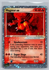 Magmar ex 100/109 Holo Rare Pokemon TCG Ruby & Sapphire 2003 E Reader Holo LP