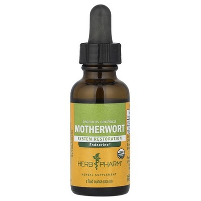 Herb Pharm Motherwort 1 fl oz 30 ml Gluten-Free, Organic