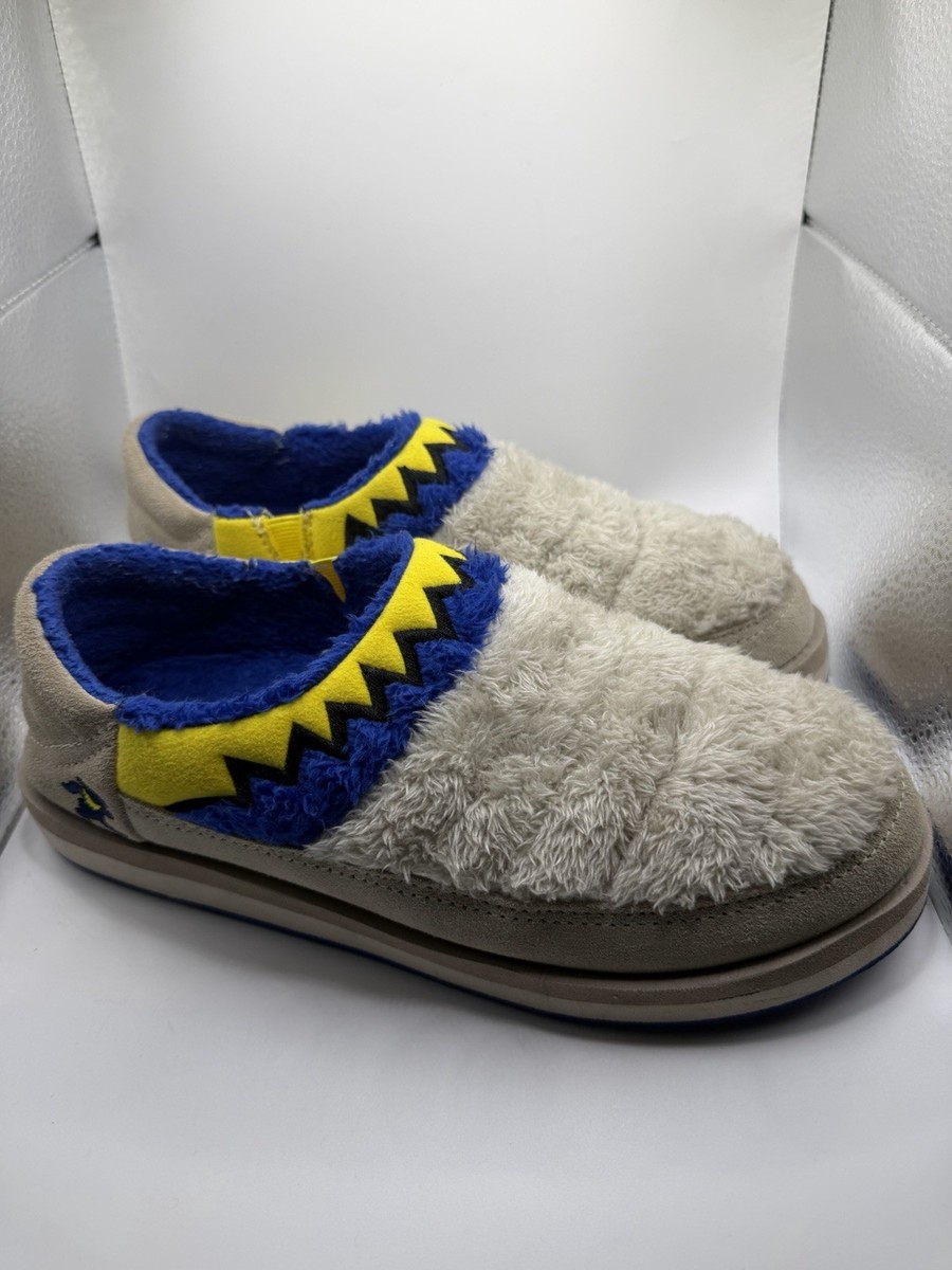 Sanuk Puffy Chiller Low II Men\'s Gray and Blue Slip-On Slippers Size 8 s-l400.jpg main image 2