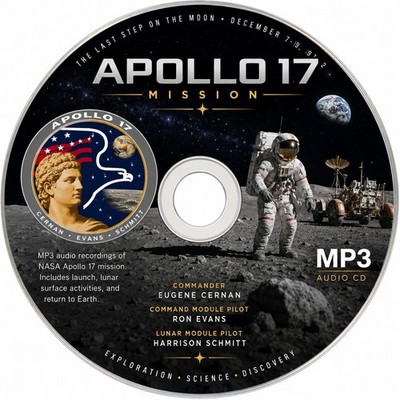 Apollo 17 Mission MP3 Audio CD