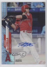 2020 Topps Chrome Update Target Prism Refractor 97/125 Tommy La Stella Auto 1l2