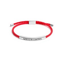 God Is In Control Inspirational Bracelets for Women Men,Christian Faith Bracelet