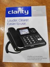 Clarity E814 Amplified Corded Phone with Digital Answering Machine - Tested