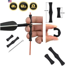 Archery Finger Savers String Guards Recurve Bow Finger Protectors Rubber